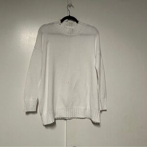 LABO ART White 100% Cotton Knit Sweater Made In Italy Size 0